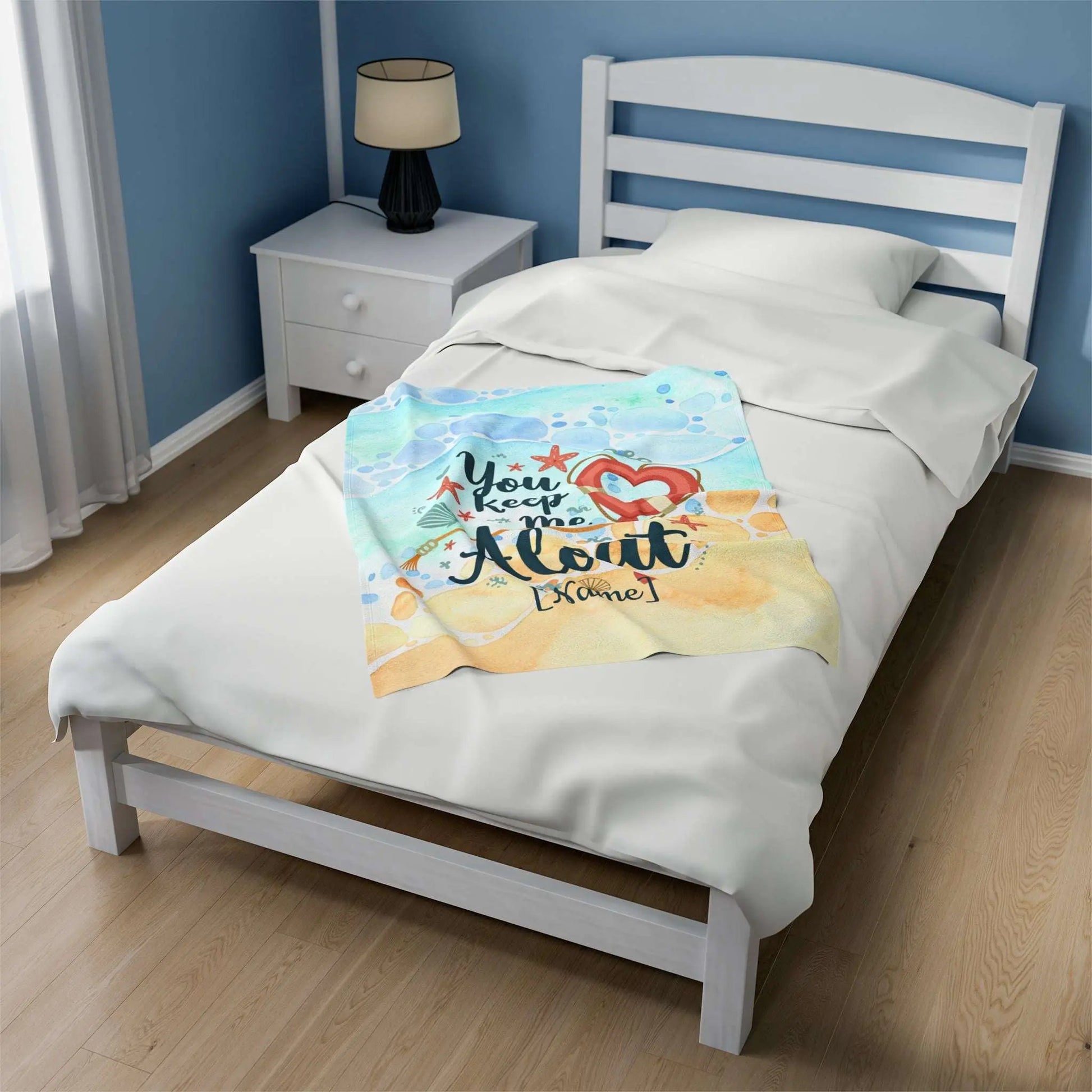 Keep Me Afloat Blanket ~ Personalized