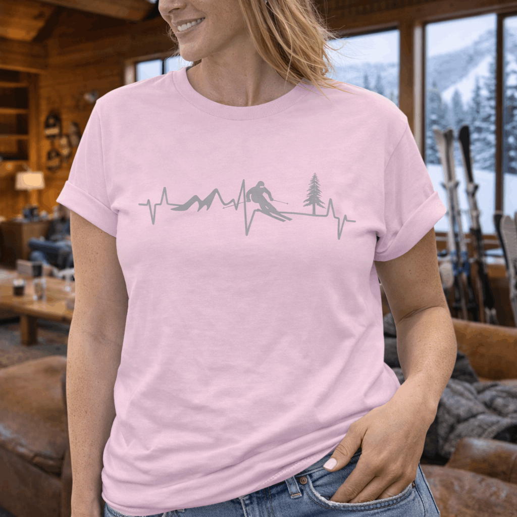 Ski Heartbeat T-Shirt