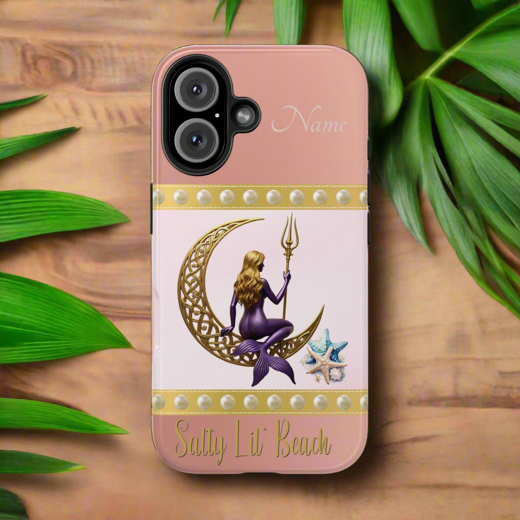 Salty Beach Mermaid Phone Case