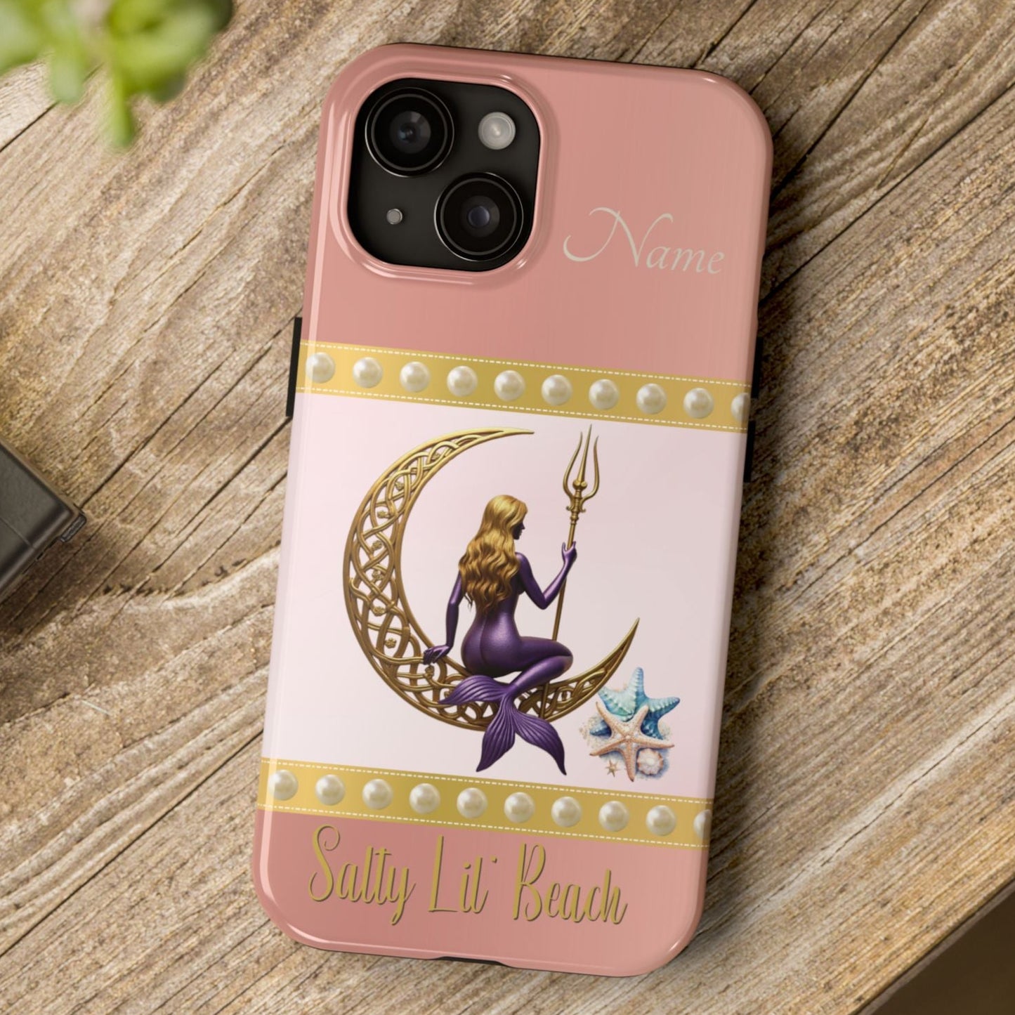 Salty Beach Mermaid Phone Case