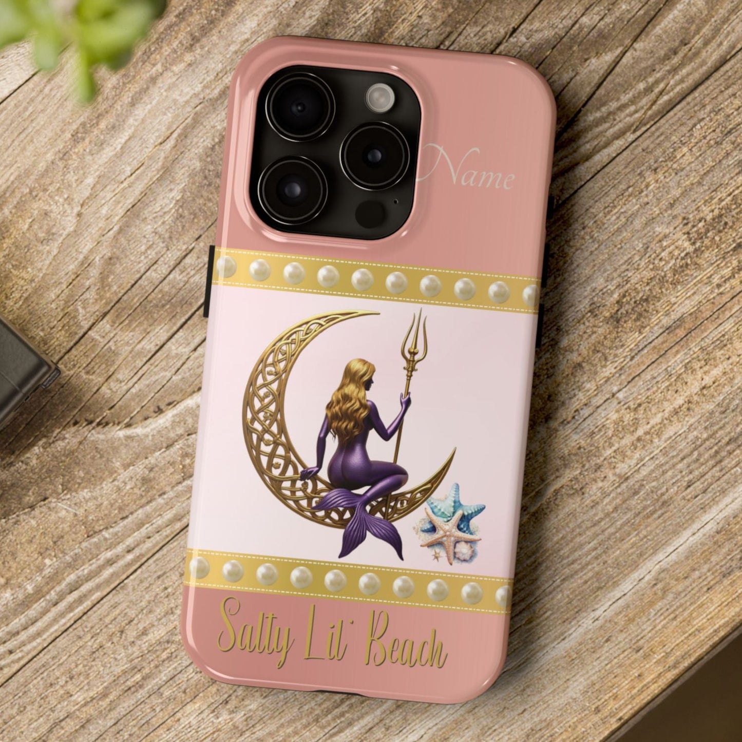 Salty Beach Mermaid Phone Case