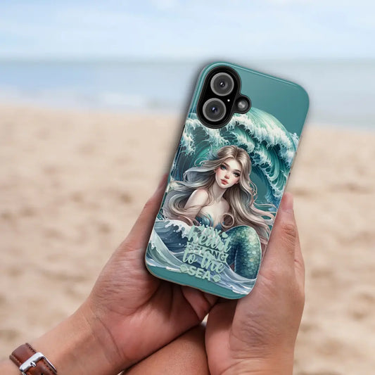 Mermaid Heart Phone Case  Phone Case iPhone-16-Plus Everythings Beachy