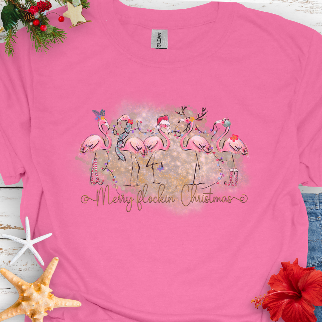 Merry Flockin' Christmas T-Shirt