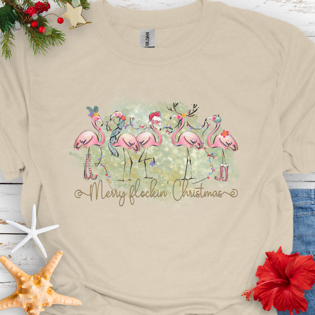 Merry Flockin' Christmas T-Shirt