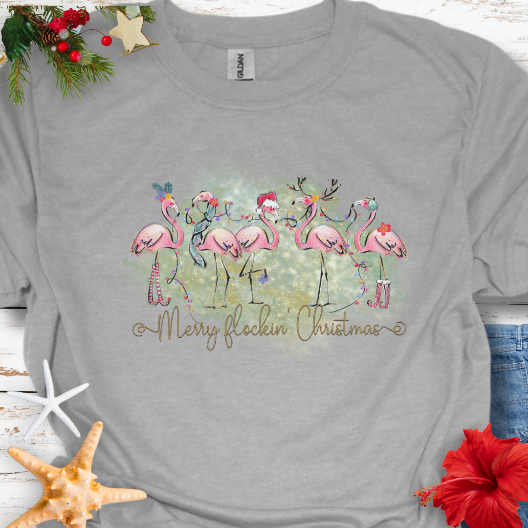 Merry Flockin' Christmas T-Shirt