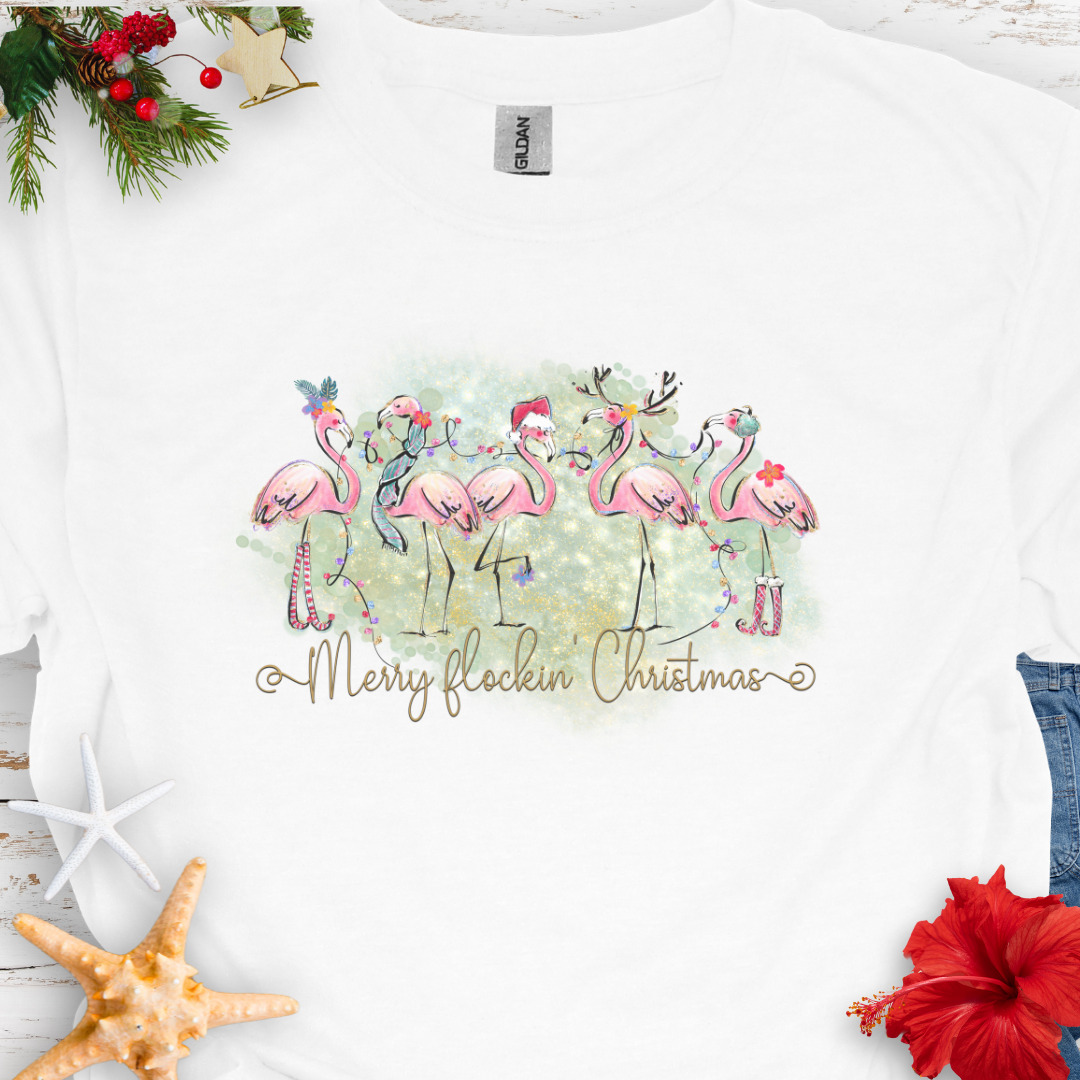 Merry Flockin' Christmas T-Shirt