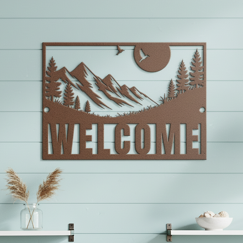 Mountain_Range_Welcome_Metal_Sign__Ru_Copper_Rustic_Kitchen_Mockup.png
