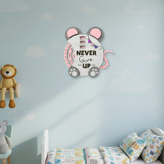 Mouse Calendar DIY Kit for kids.