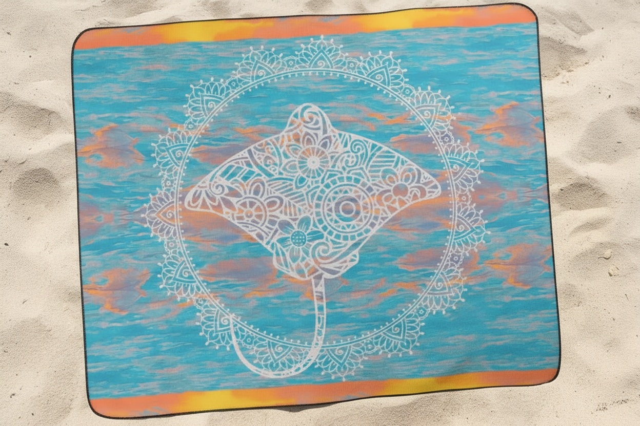 Mystic Reef Beach Blanket