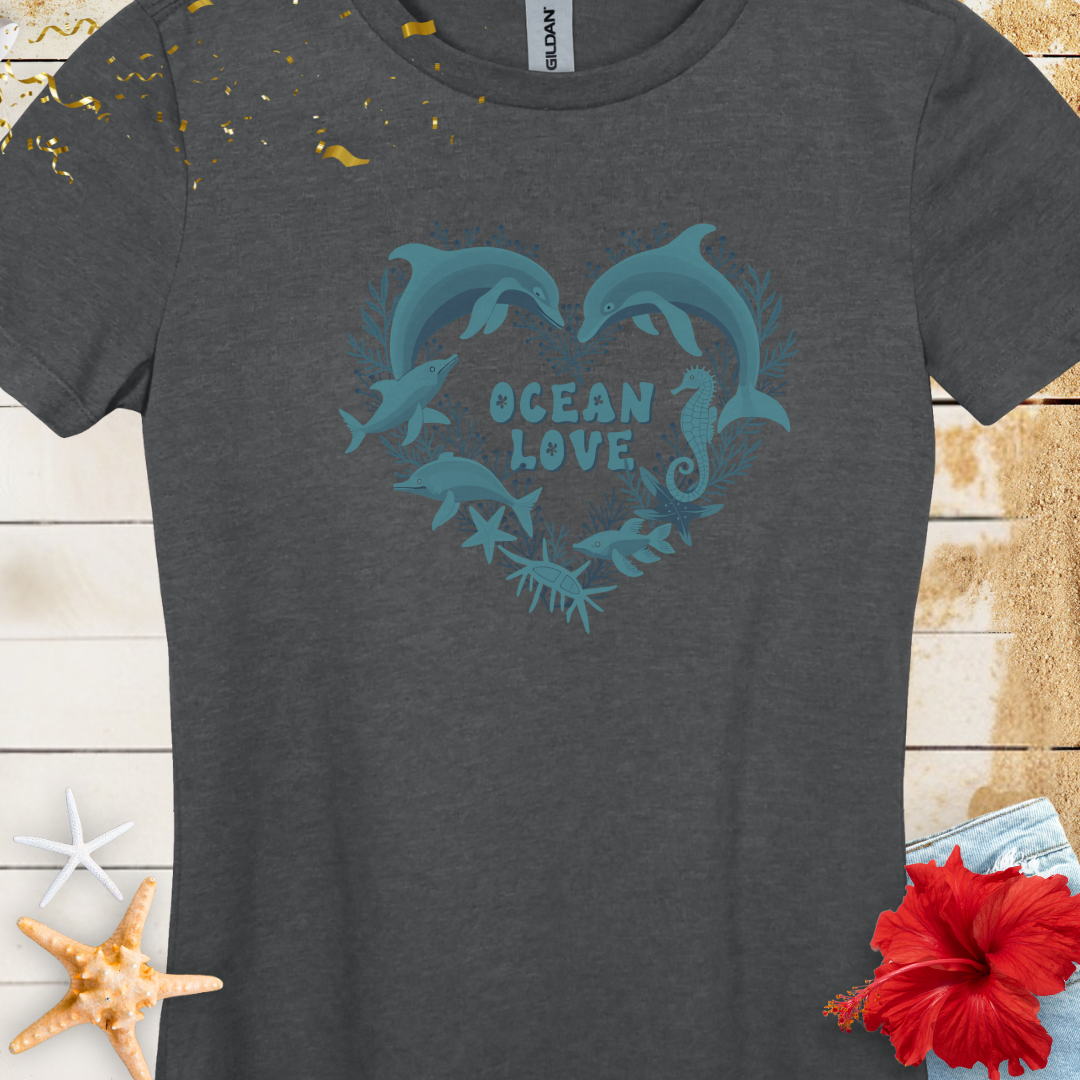 Ocean Love Dolphin Tee