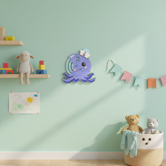 Octopus Perpetual Calendar Ocean DIY Craft Kit