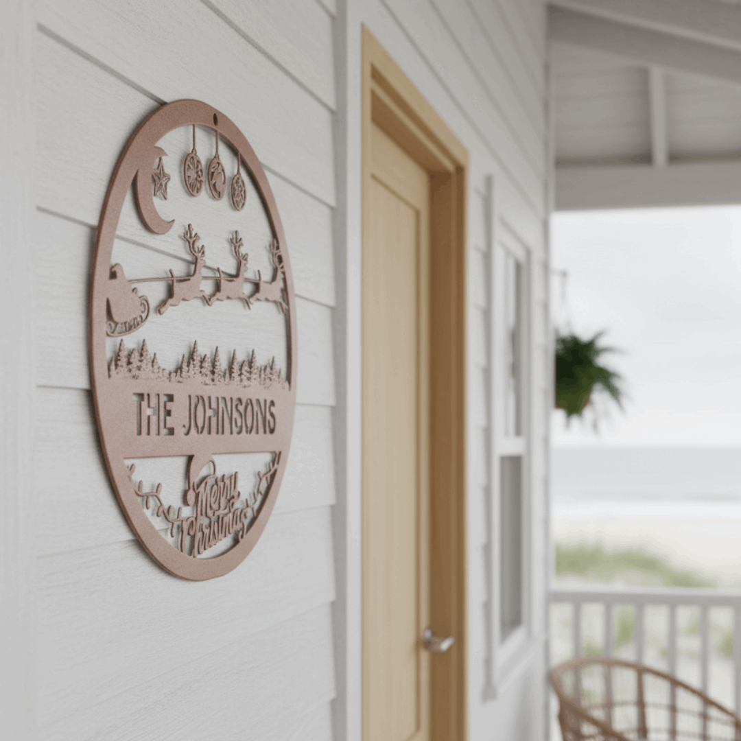 Personalized_Merry_Christmas_Metal_Sign__Copper_Rustic_Kitchen_Mockup.png