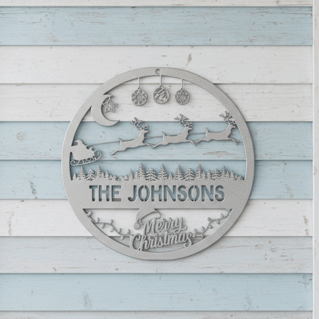 Personalized_Merry_Christmas_Metal_Sign__Silver_Dark_Kitchen_Mockup.png