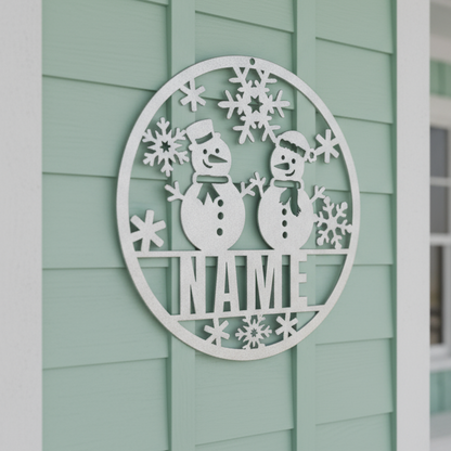 Personalized_Snowman_Metal_Sign__Cust_Silver_Dark_Kitchen_Mockup.png