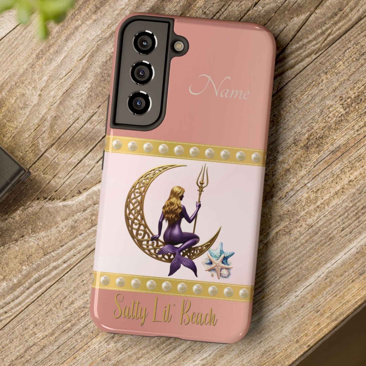 Salty Beach Mermaid Phone Case