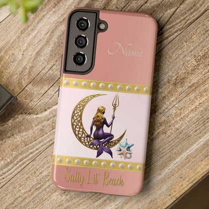 Salty Beach Mermaid Phone Case