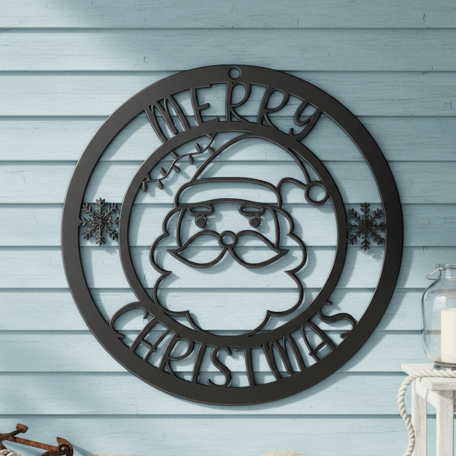 Santa_Merry_Christmas_Metal_Sign_Black_Farmhouse_Bedroom_Mockup.png