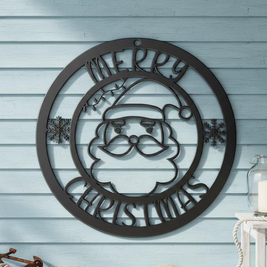 Santa_Merry_Christmas_Metal_Sign_Black_Farmhouse_Bedroom_Mockup.png