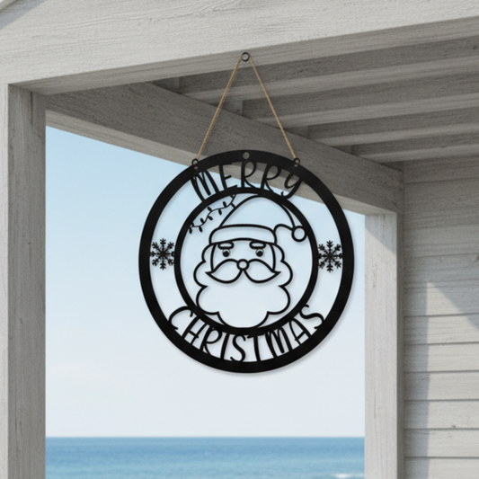 Santa_Merry_Christmas_Metal_Sign_Black_Transparent_Mockup.png