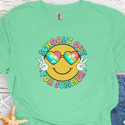 Schools Out for Summer Fun Adult T-Shirt