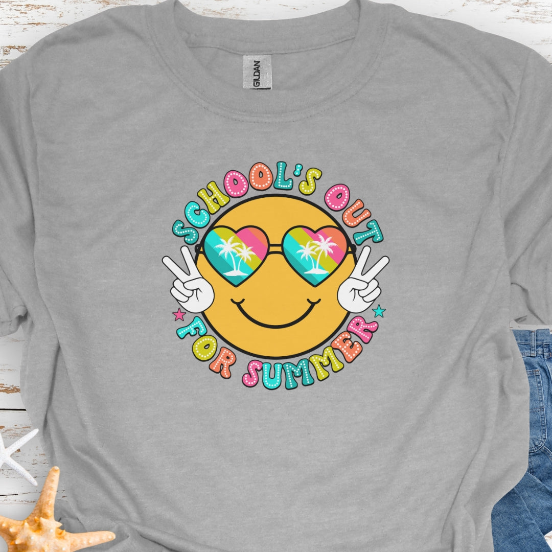 Schools Out for Summer Fun Adult T-Shirt