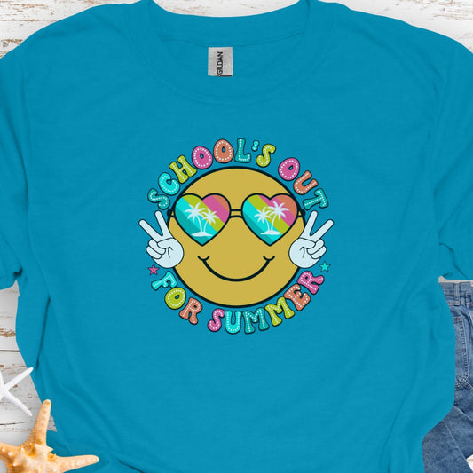 Schools Out for Summer Fun Adult T-Shirt