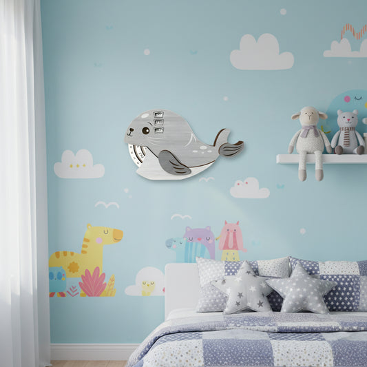 Seal Perpetual Calendar DIY Wood Craft Kit