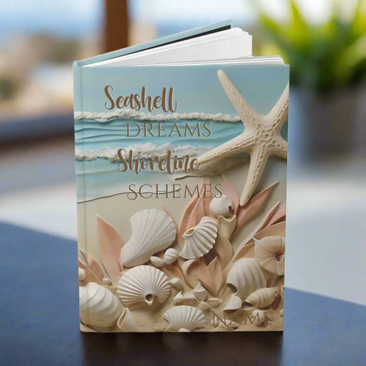 Seashell Hardcover Journal | Personalized  Journals & Notebooks Personalized  Everythings Beachy