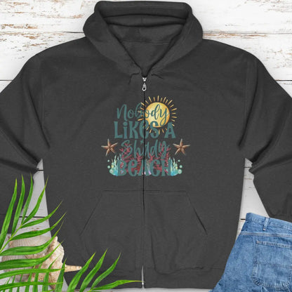 Shady Beach Zip Sweatshirt  zipped sweatshirt  Everythings Beachy