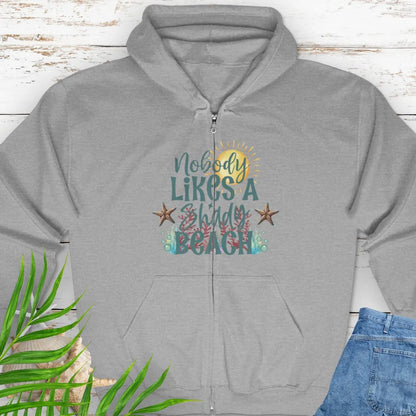 Shady Beach Zip Sweatshirt  zipped sweatshirt  Everythings Beachy