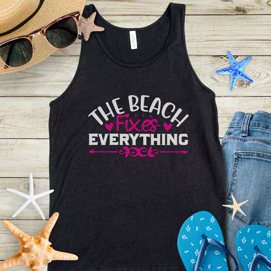 The Beach Fixes Everything Tank Top