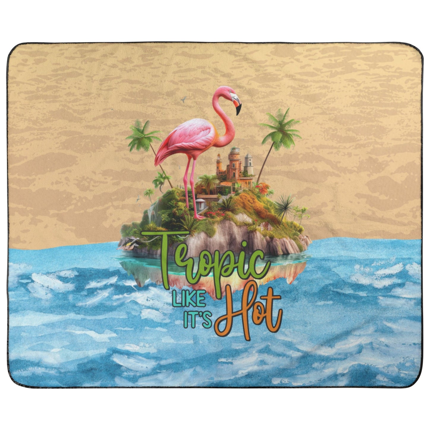 Tropic Like It's Hot Beach Blanket