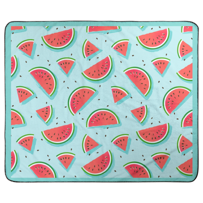 Watermelon Splash Packable Beach Blanket Stadium Blanket