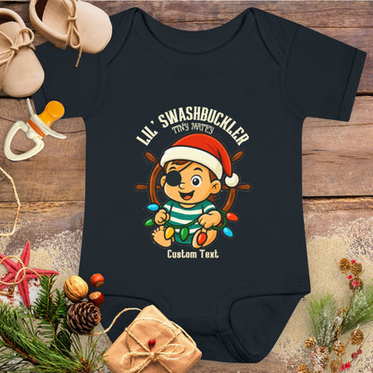 Swashbuckler Baby Boy Pirate Christmas Bodysuit