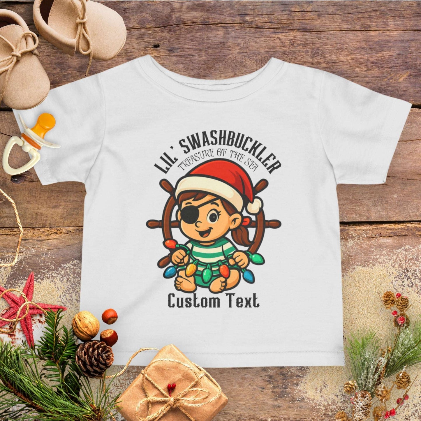 Swashbuckler Girl Infant T-Shirt | Personalized