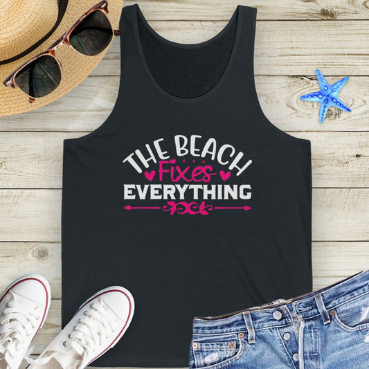 Beach Fixes Everything Tank Top  Tank Top  Everythings Beachy