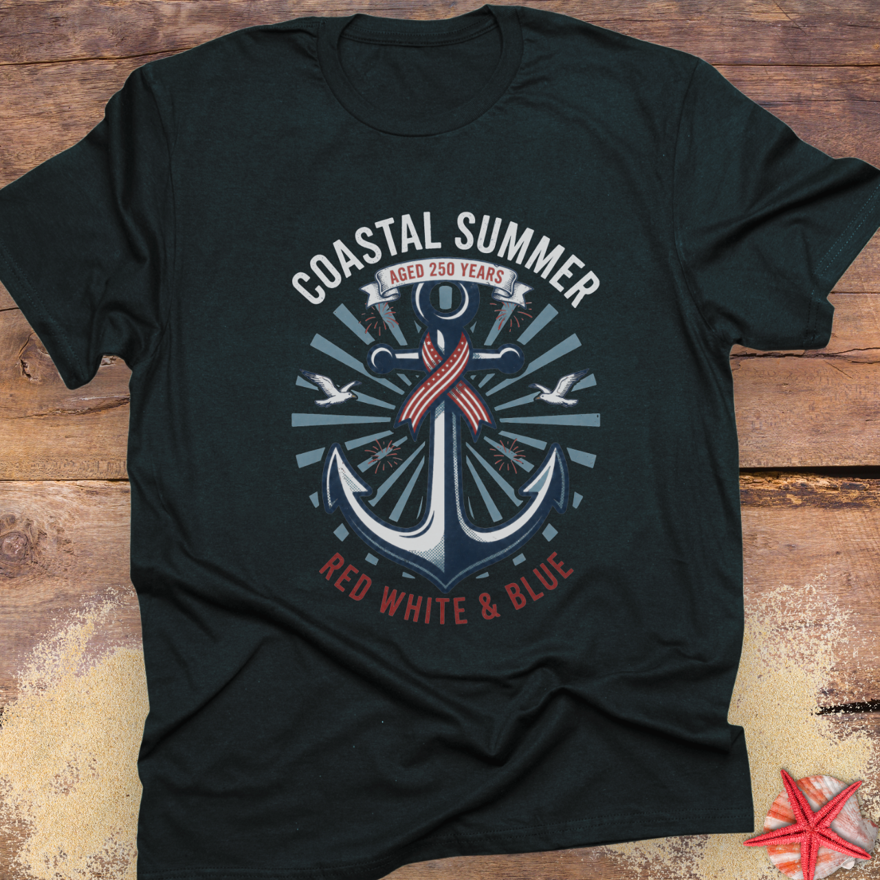 Coastal Summer 250th Anniversary T-Shirt