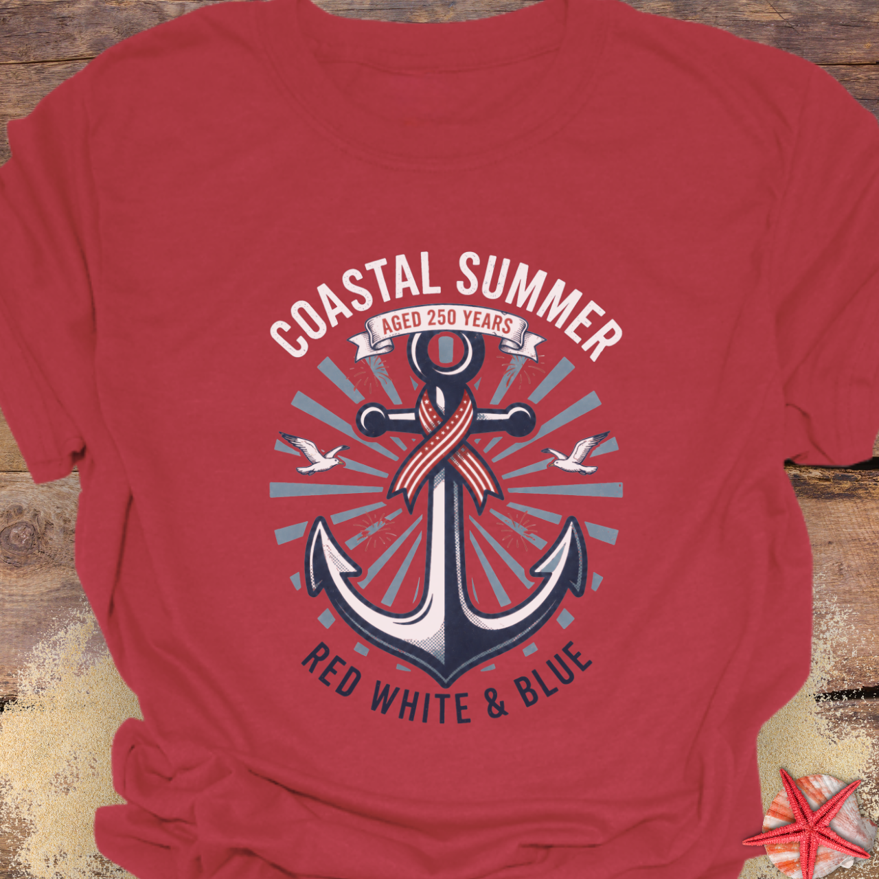 Coastal Summer 250th Anniversary T-Shirt