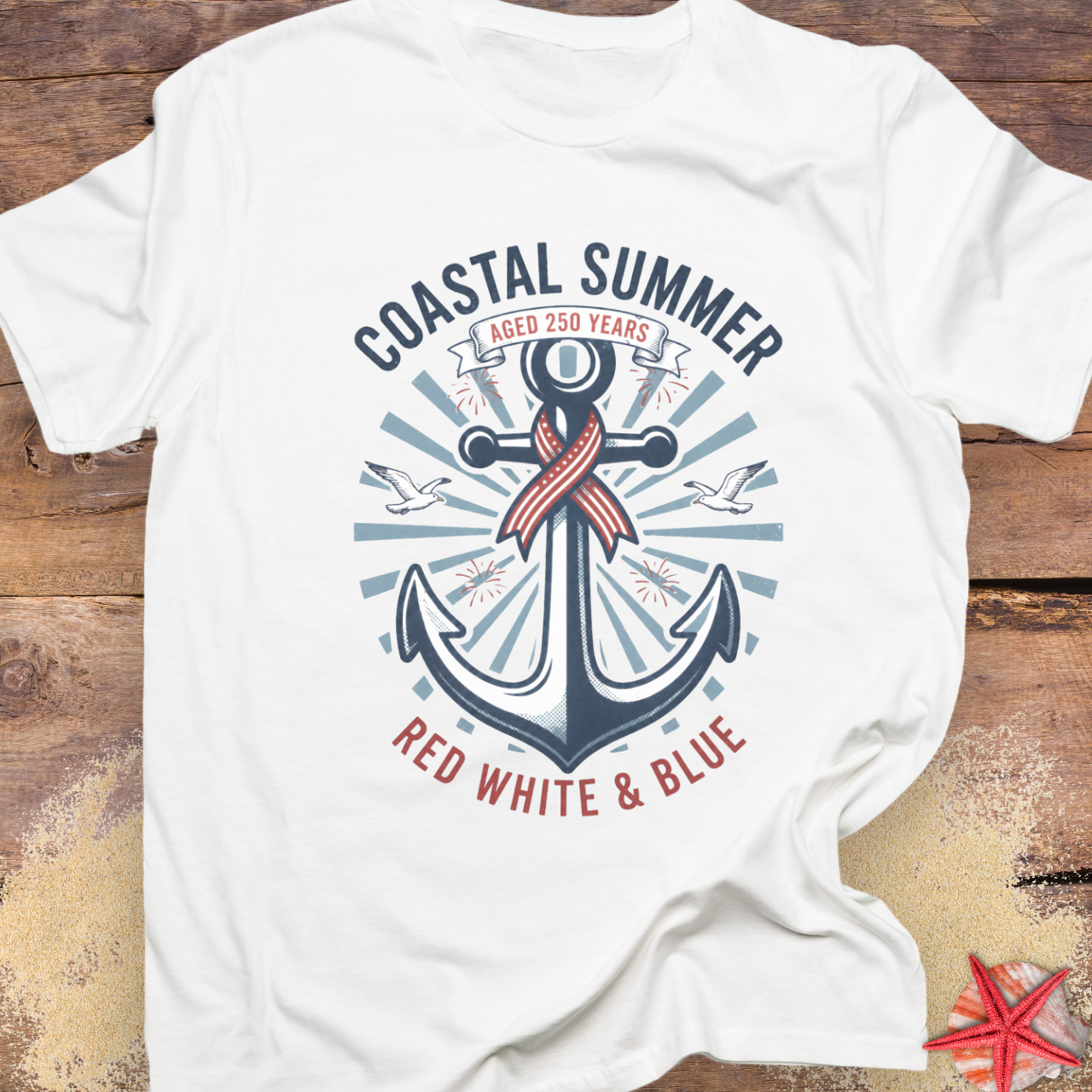Coastal Summer 250th Anniversary T-Shirt