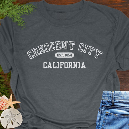 Crescent City California Varsity T-Shirt