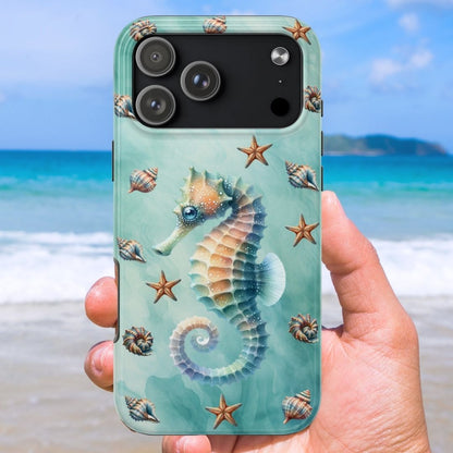 Ocean Whimsy Seahorse Phone Case  Phone Case  Everythings Beachy