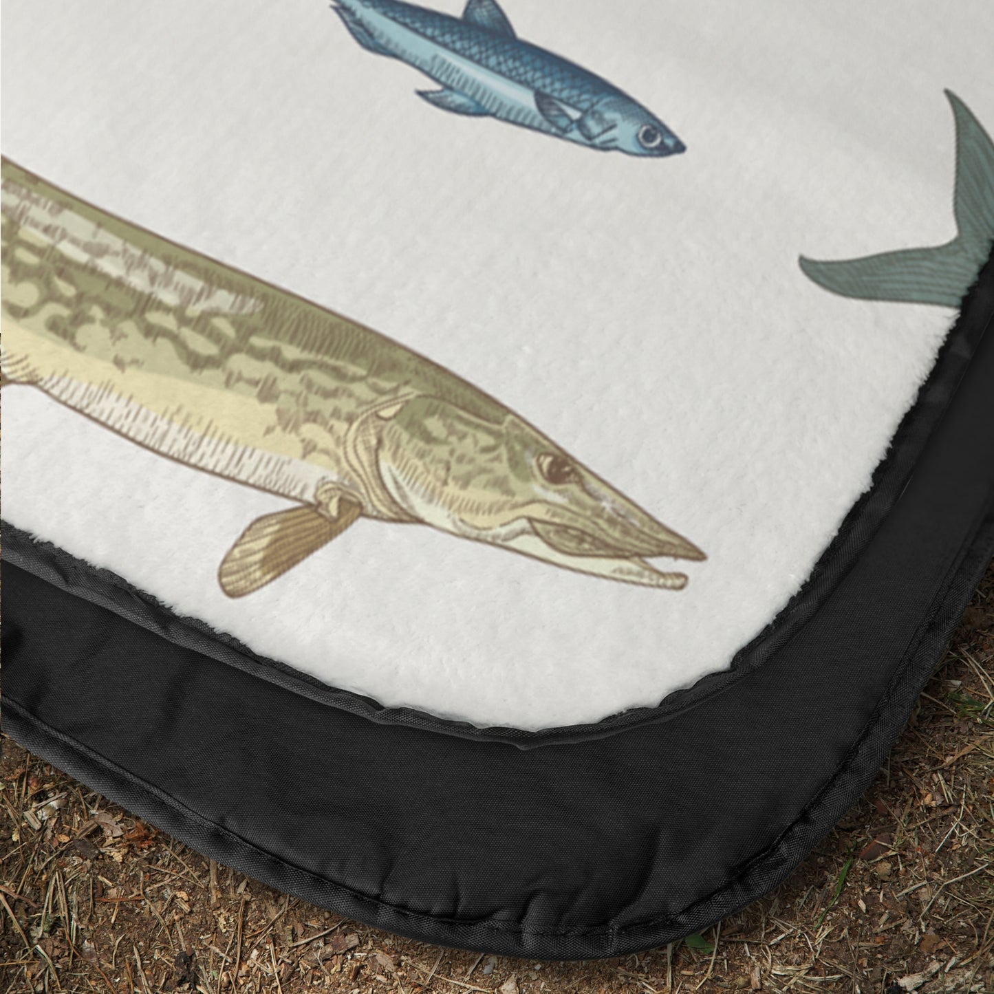 Gone Fishing Stay Reel Outdoor Blanket