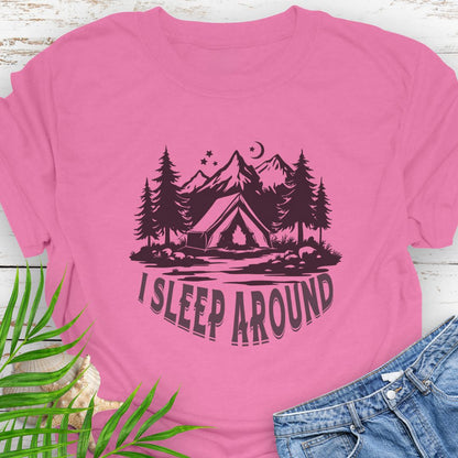I Sleep Around T-Shirt  T-Shirt  Everythings Beachy