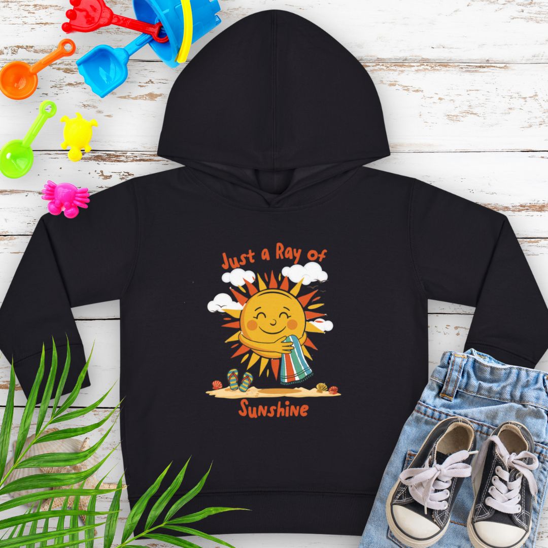 'Lil Ray of Sunshine Sunshine Toddler Fleece Hoodie  - Cute Kids Pullover for Spring and Summer  Kids clothes  Everythings Beachy