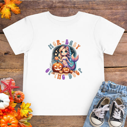 Mer-Baby of the Deep Halloween Outfit – Toddler Tee & Baby Bodysuit