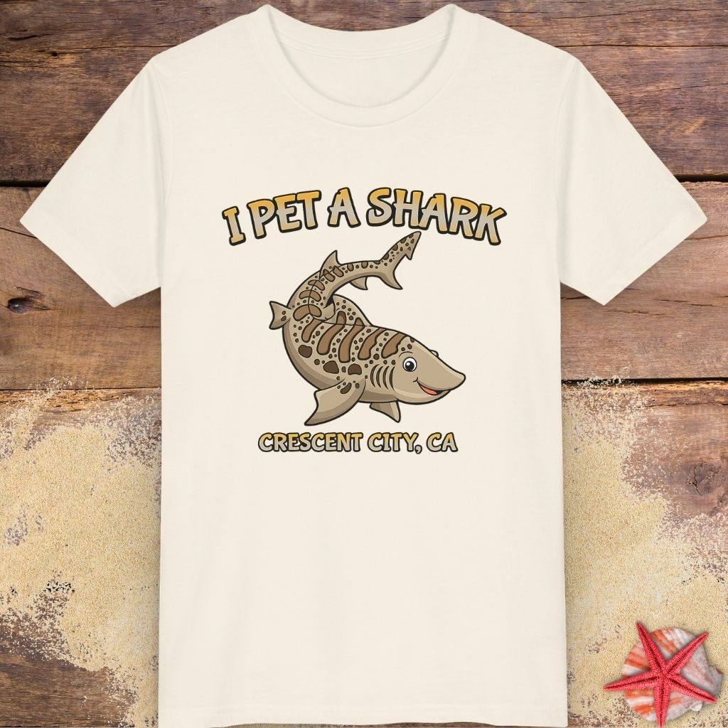 I Pet a Shark Youth T-Shirt | Crescent City CA
