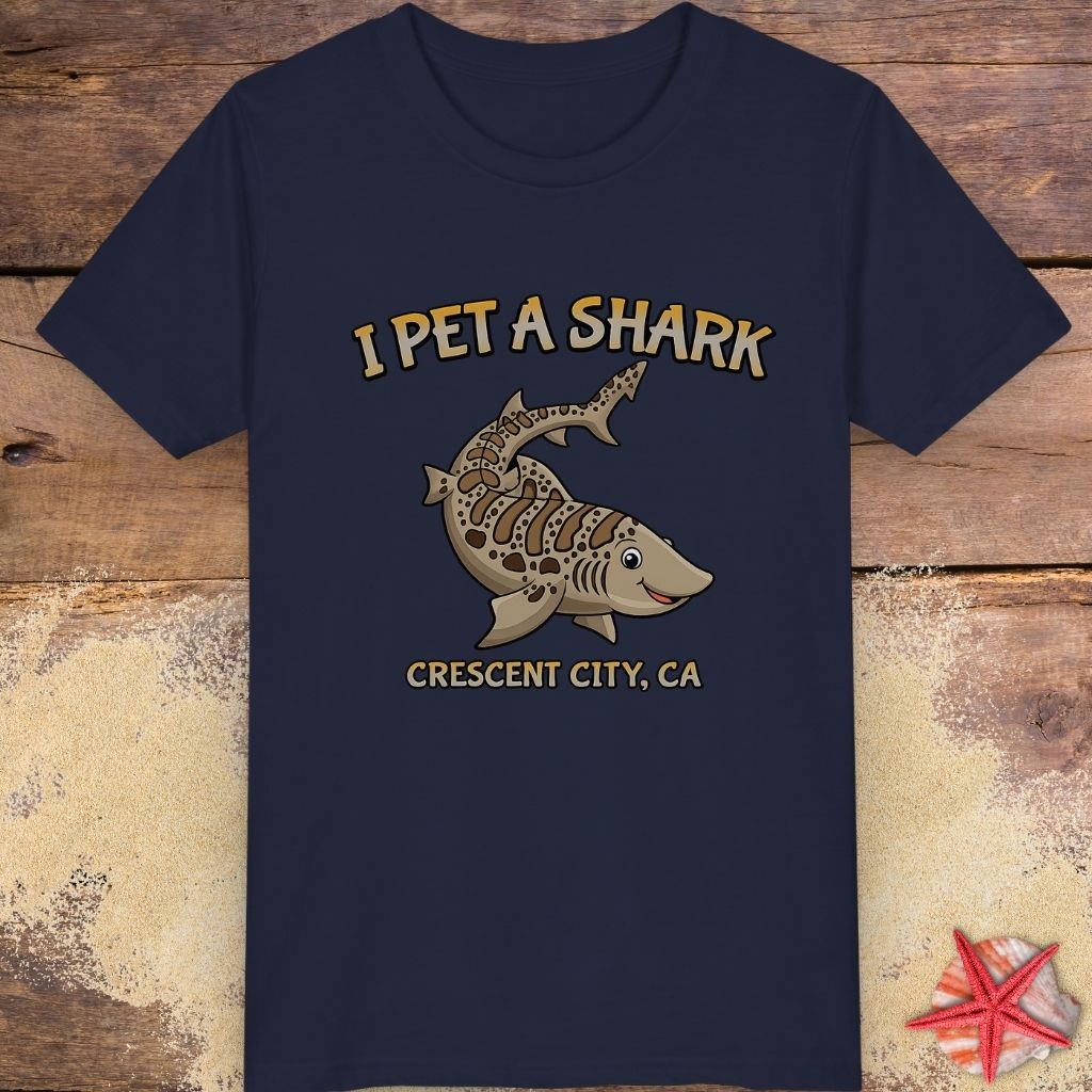 I Pet a Shark Youth T-Shirt | Crescent City CA