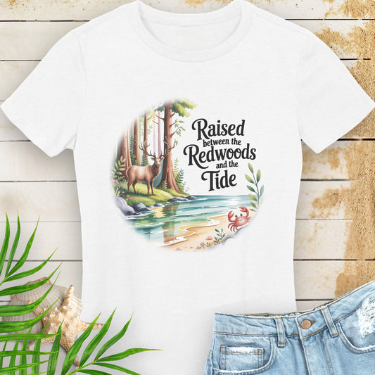 Raised between Redwoods & Tide Women's T-shirt