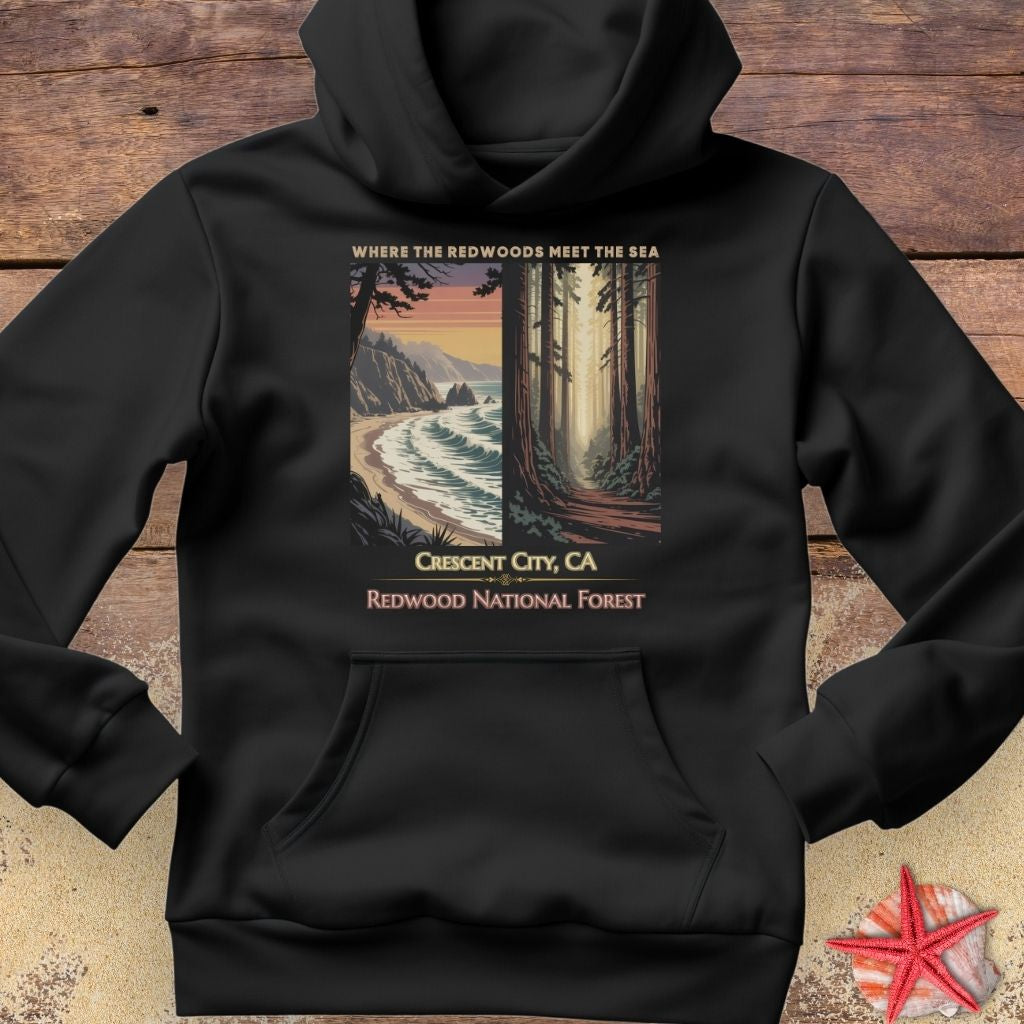 Redwood National Forest Crescent City CA Hoodie