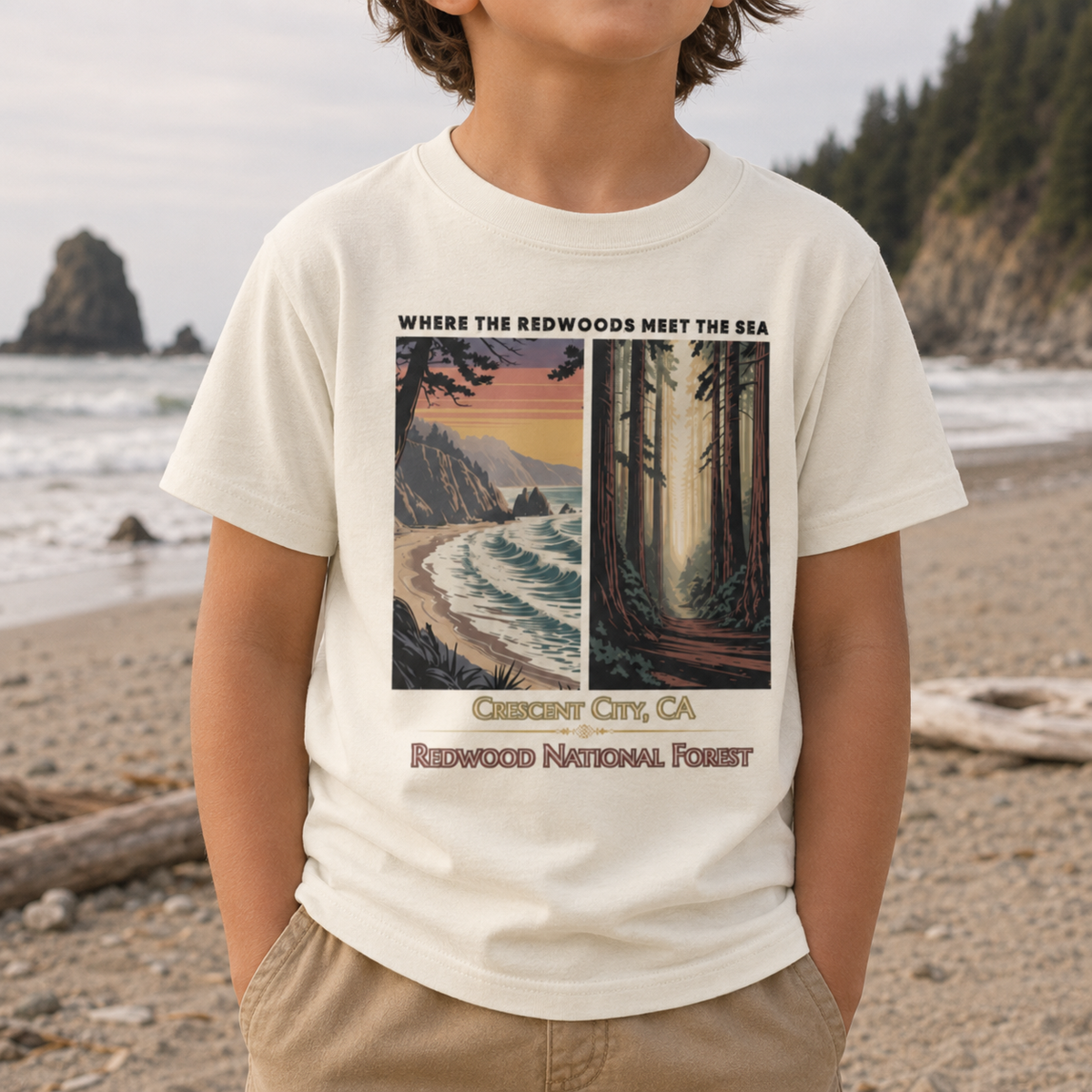 Redwood National Forest Crescent City CA Child T-Shirt